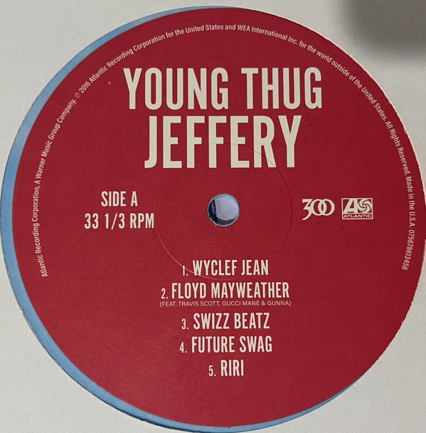 Young Thug (2) : Jeffery (LP, Album, RSD, Mixtape, RE, Blu)