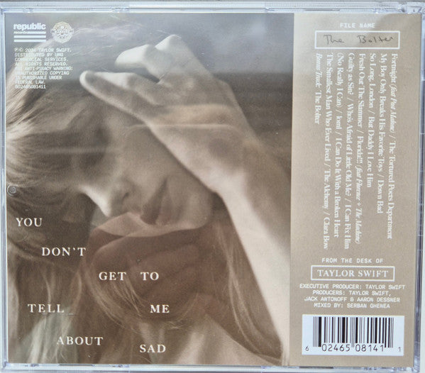 Taylor Swift : The Tortured Poets Department (CD, Album, Dlx, "Th)