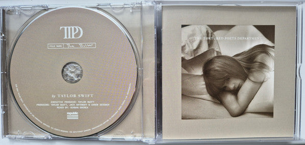 Taylor Swift : The Tortured Poets Department (CD, Album, Dlx, "Th)