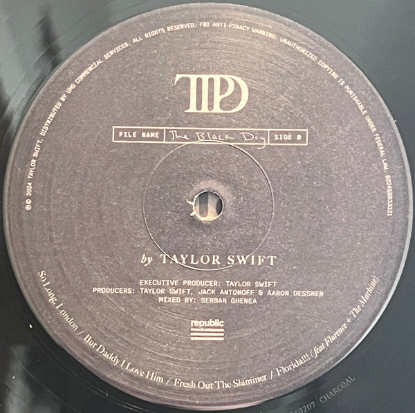 Taylor Swift : The Tortured Poets Department  (2xLP, Album, S/Edition, Dar)