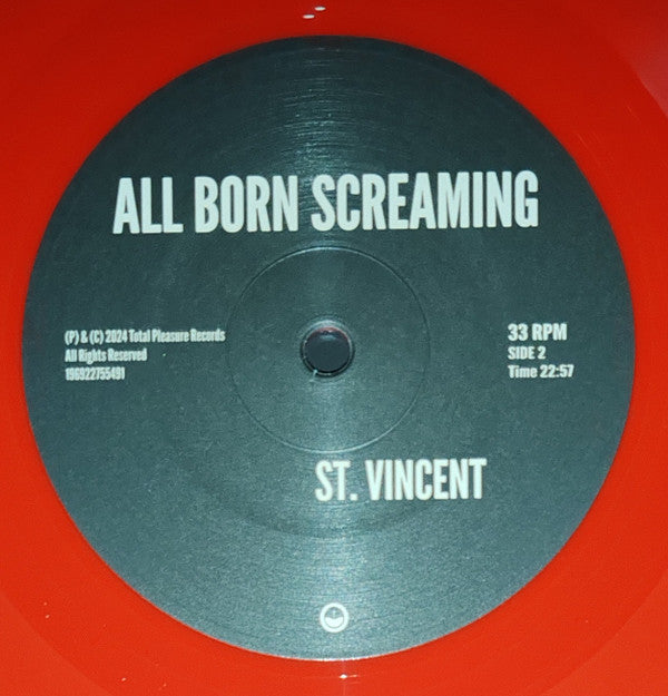 St. Vincent : All Born Screaming (LP, Album, Ltd, Red)