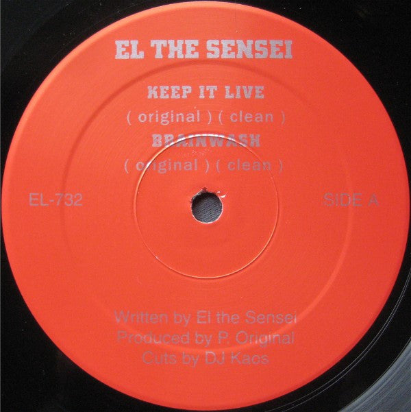 El Da Sensei : Keep It Live (12")