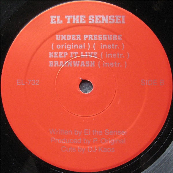 El Da Sensei : Keep It Live (12")