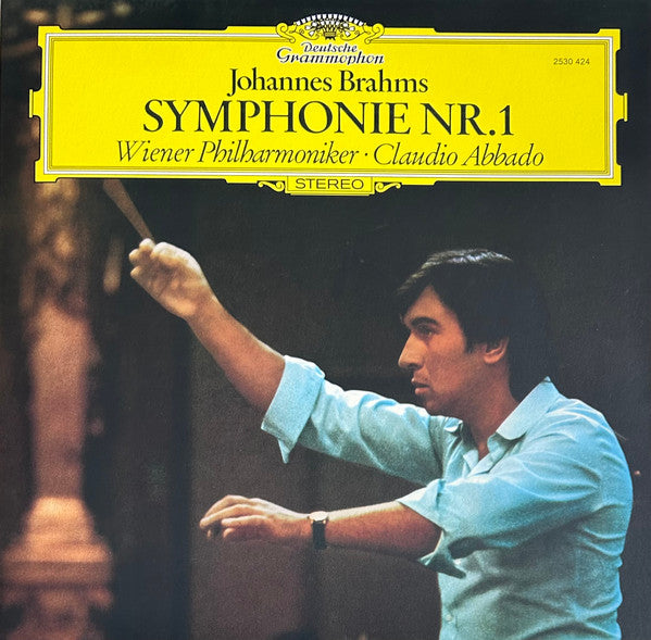 Johannes Brahms, Wiener Philharmoniker, Claudio Abbado : Symphonie Nr. 1 (LP, Album, Ltd, Num, RM)