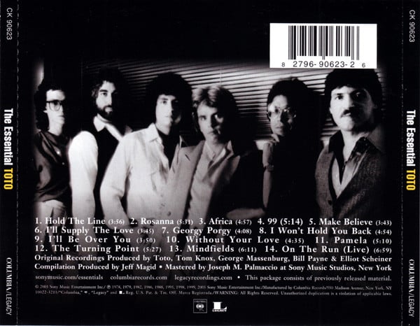 Toto : The Essential Toto (CD, Comp, RM)