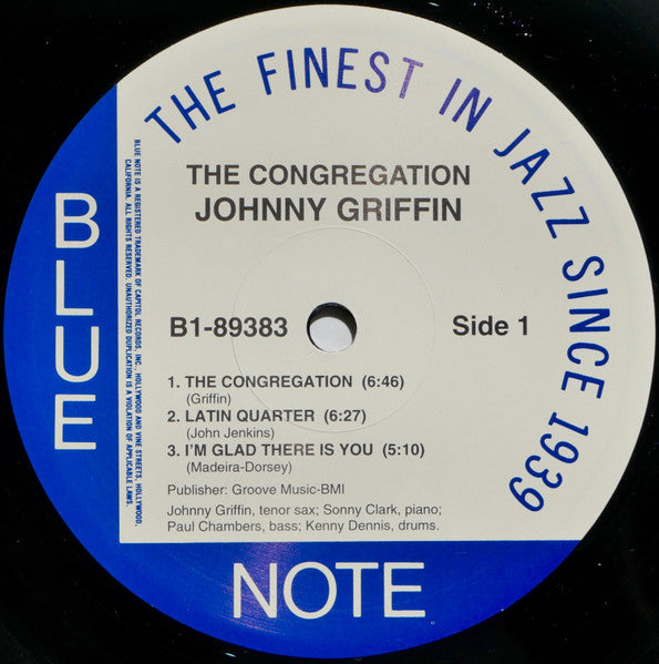 Johnny Griffin : The Congregation (LP, Album, Ltd, RE, RM, 180)