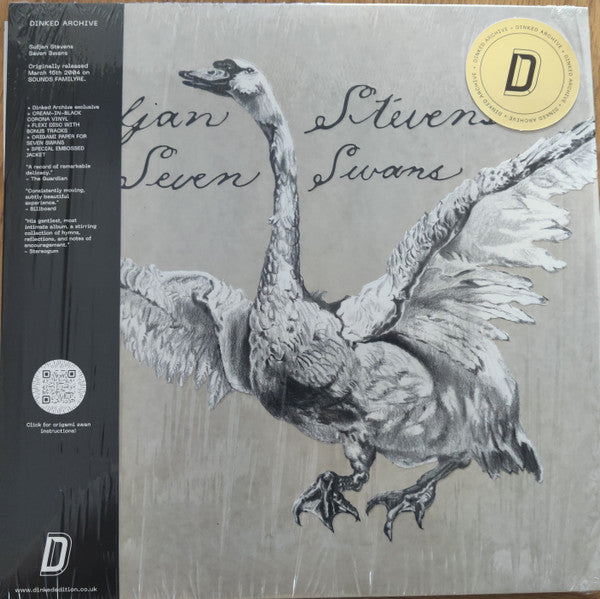 Sufjan Stevens : Seven Swans (LP, Album, RP, Cre + Flexi, 7", Cle + Ltd, Num)