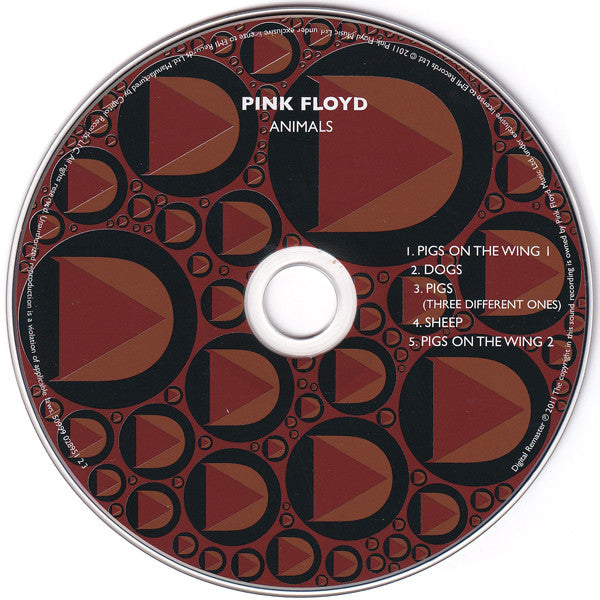 Pink Floyd : Animals (CD, Album, RE, RM, Car)