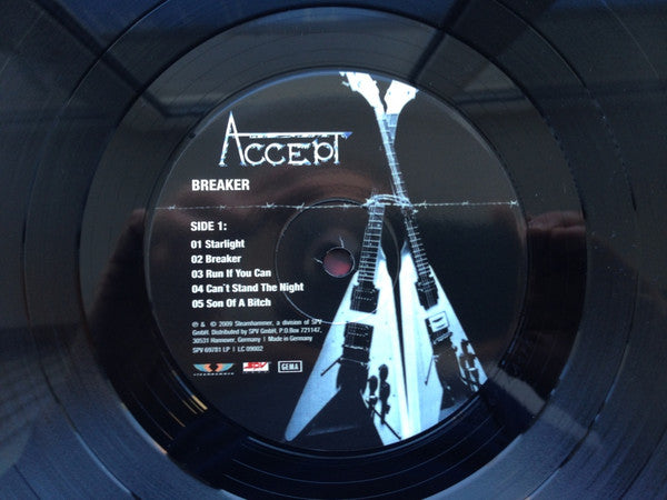 Accept : Breaker (LP, Album, RE, RM, Gat)