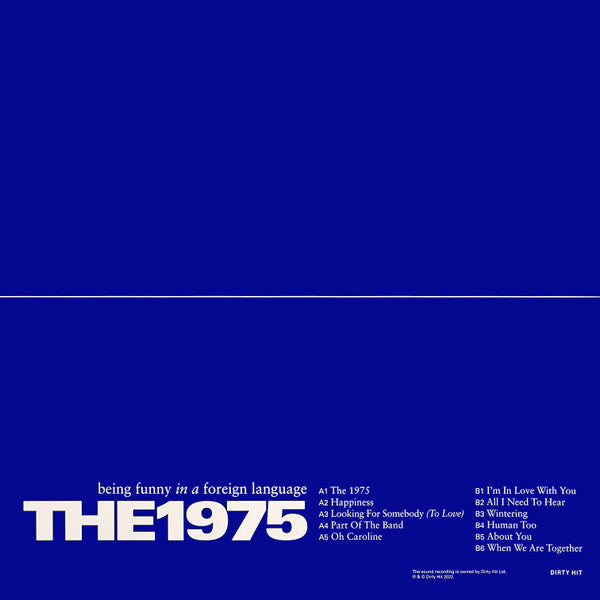 The 1975 : Being Funny In A Foreign Language (LP, Album, Ltd, RE, Cle)