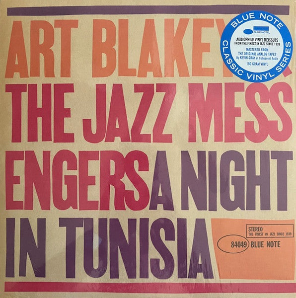 Art Blakey & The Jazz Messengers : A Night In Tunisia (LP, Album, RE, 180)