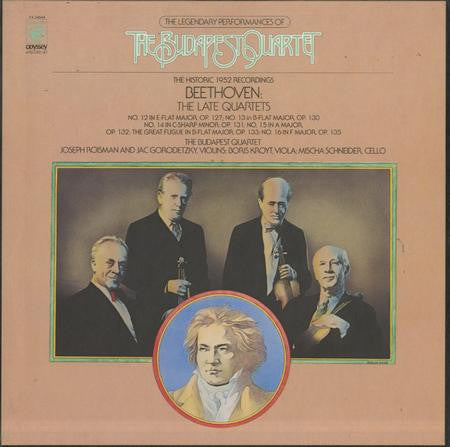 Beethoven* - The Budapest Quartet* : The Late Quartets (4xLP, Mono)