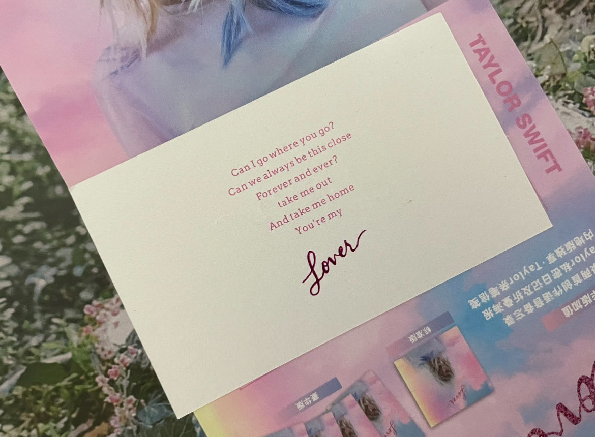 Taylor Swift - Lover Fan Meet Official Support Gift Set 泰勒·斯威夫特《Lover》粉絲見面會官方應援禮袋