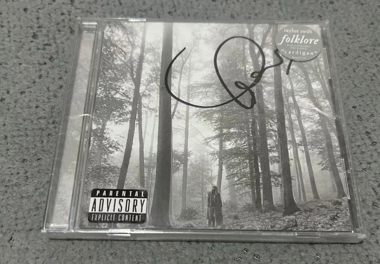 Taylor Swift Folklore Signed CD – Second Batch