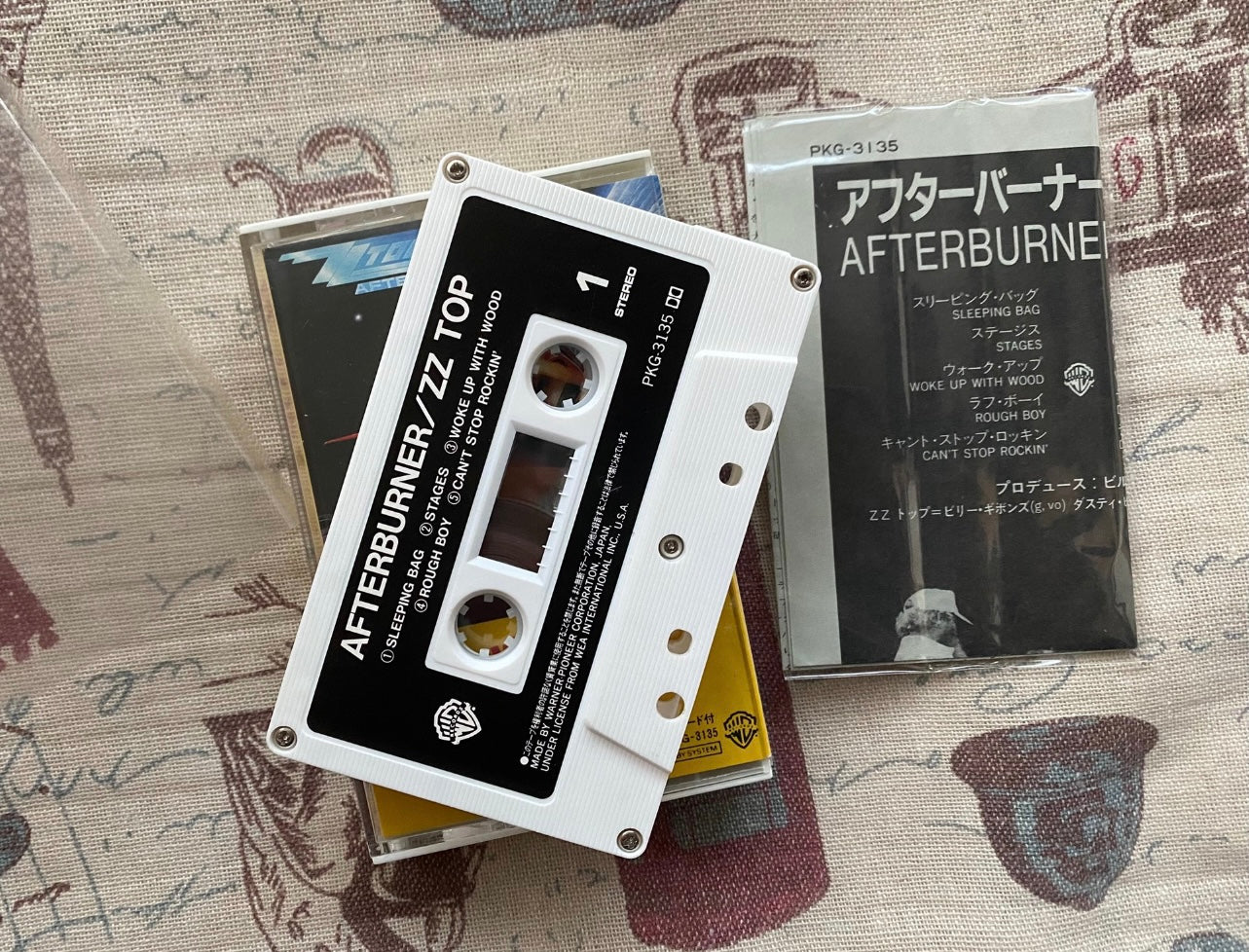 ZZ Top – Afterburner (1985, Japanese Cassette)