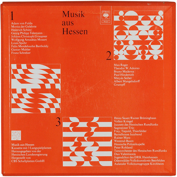 Various : Musik Aus Hessen (3xLP, Comp + Box)