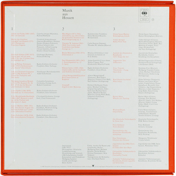 Various : Musik Aus Hessen (3xLP, Comp + Box)