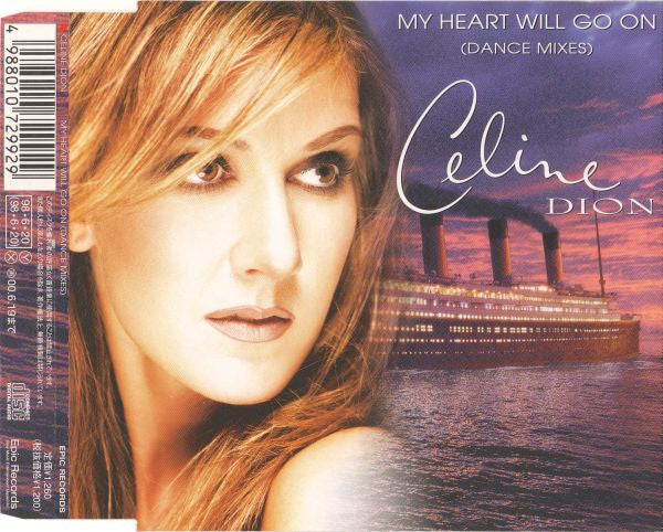 Céline Dion : My Heart Will Go On (Dance Mixes) (CD, Maxi)