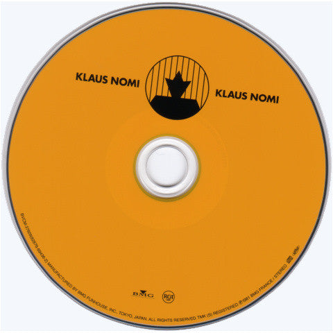 Klaus Nomi : Klaus Nomi (CD, Album, Ltd, RE, RM, Pap)