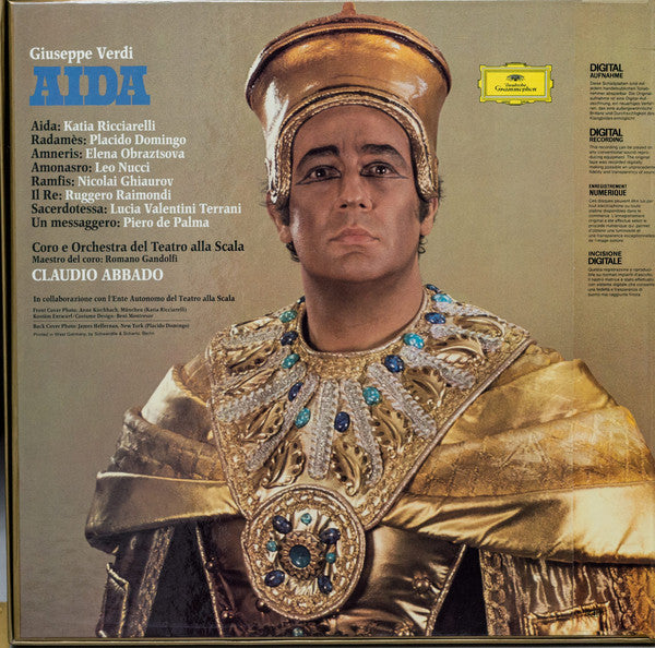 Verdi* - Coro* E Orchestra Del Teatro Alla Scala, Claudio Abbado : Aida (3xLP + Box)