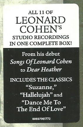 Leonard Cohen : The Complete Studio Albums Collection (CD, Album, RE, RM + CD, Album, RE, RM + CD, Album,)