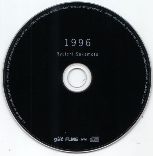 Ryuichi Sakamoto : 1996 (CD, Album, RE, Eco)