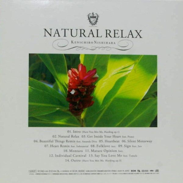 Kenichiro Nishihara : Natural Relax presented by Folklove (CD)