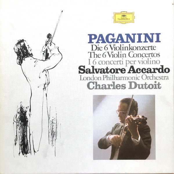 Paganini* / Salvatore Accardo : Die  6 Violinkonzerte (5xLP + Box)