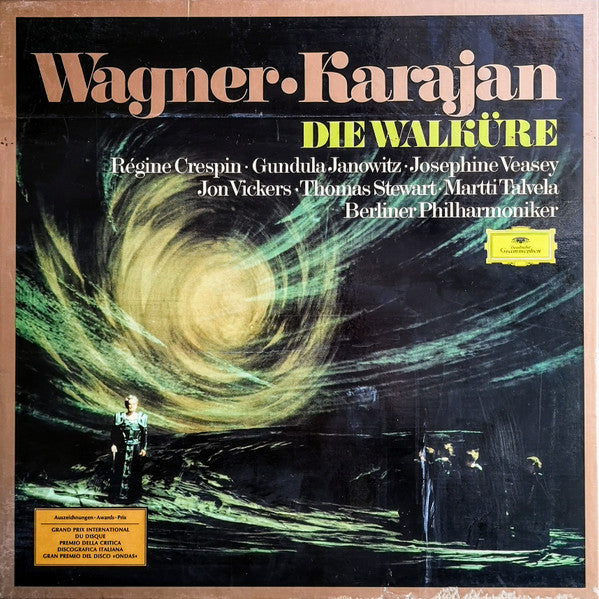 Wagner*, Karajan* : Die Walküre (5xLP, RE + Box)