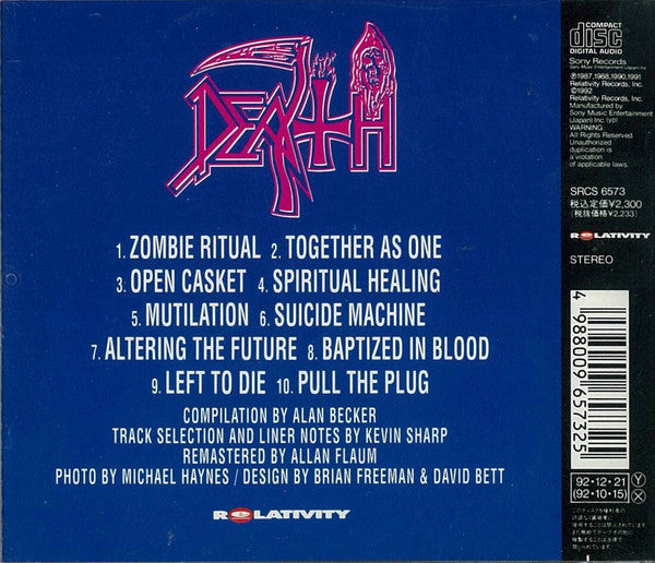 Death (2) : Fate (The Best Of Death) (CD, Comp, RM, RP)