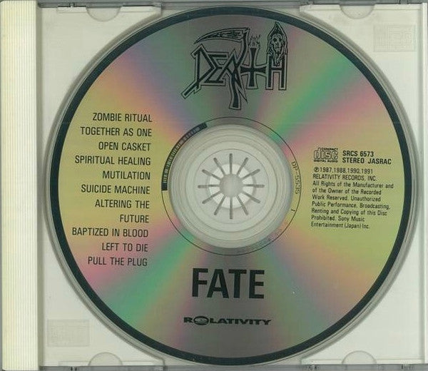 Death (2) : Fate (The Best Of Death) (CD, Comp, RM, RP)