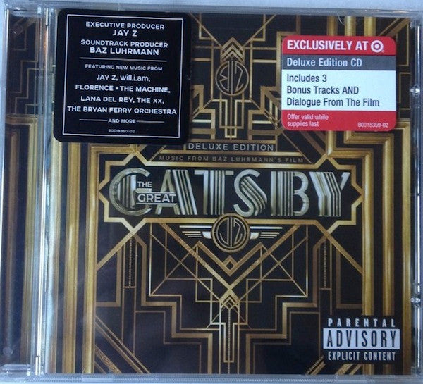 Various : Music From Baz Luhrmann's Film The Great Gatsby (CD, Comp, Dlx, Tar)