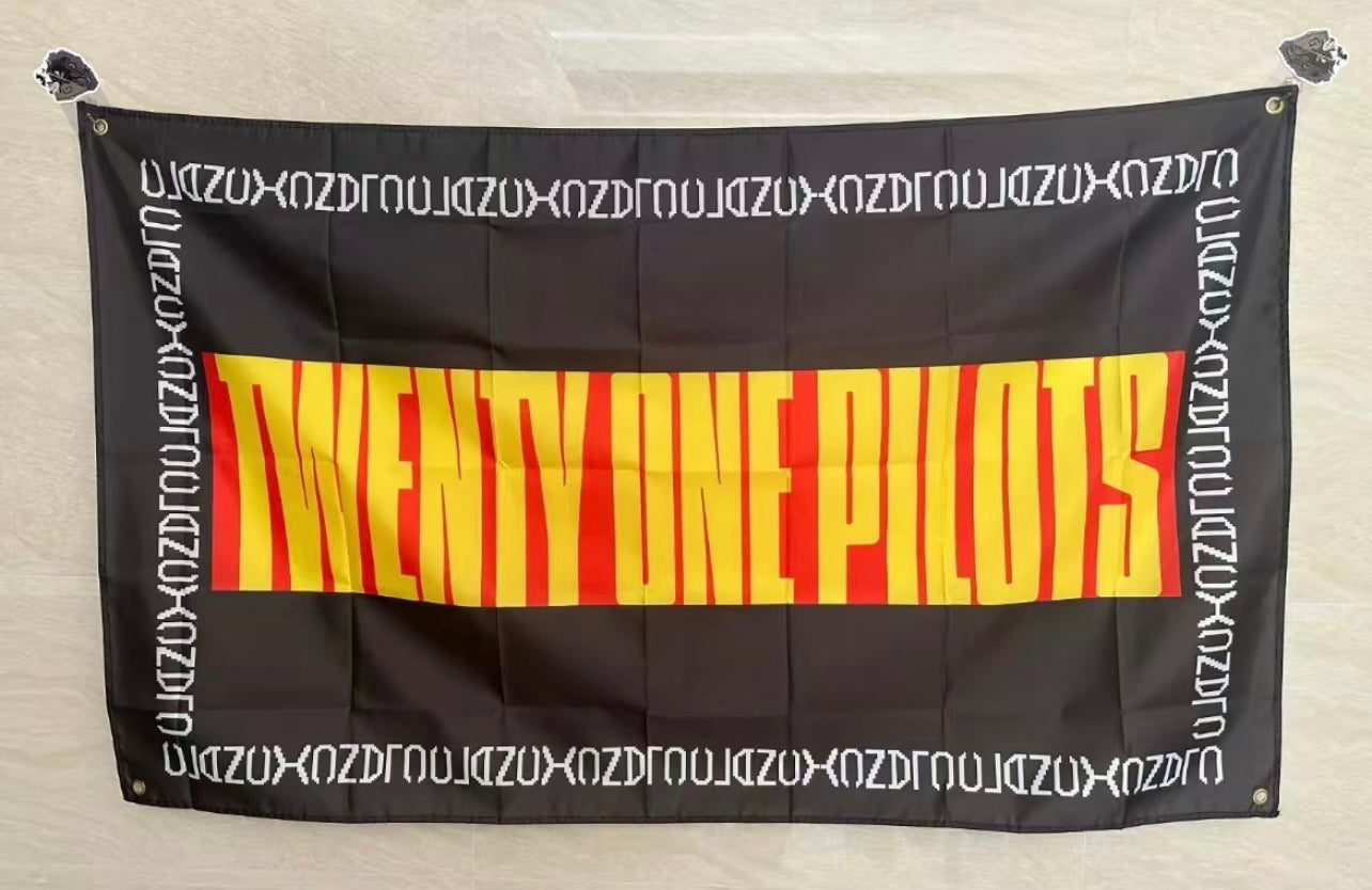 Twenty One Pilots Exclusive Pin Set Flag 二十一名飛行員 限定旗幟