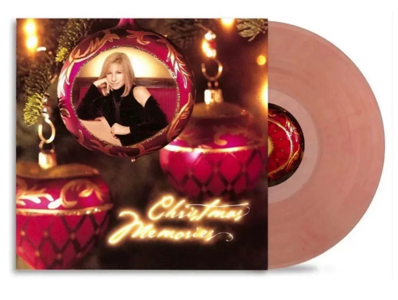 Barbra Streisand Christmas Memories Pink Vinyl LP 彩膠黑膠唱片