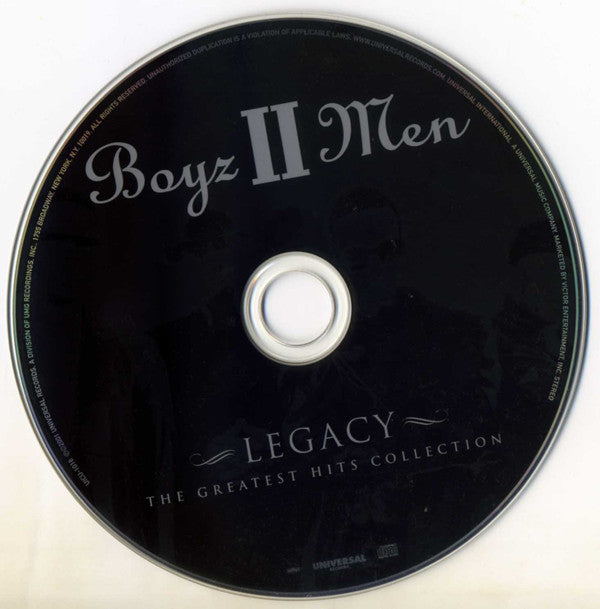 Boyz II Men : Legacy - The Greatest Hits Collection (CD, Comp)