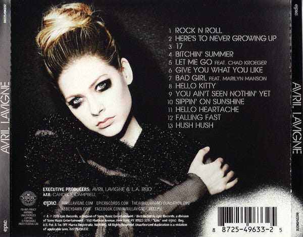 Avril Lavigne : Avril Lavigne (CD, Album)