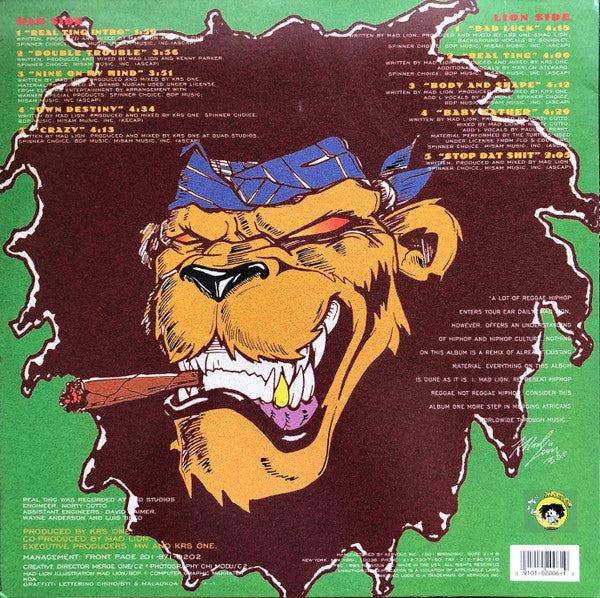 Mad Lion : Real Ting (LP, Album)