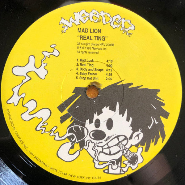 Mad Lion : Real Ting (LP, Album)