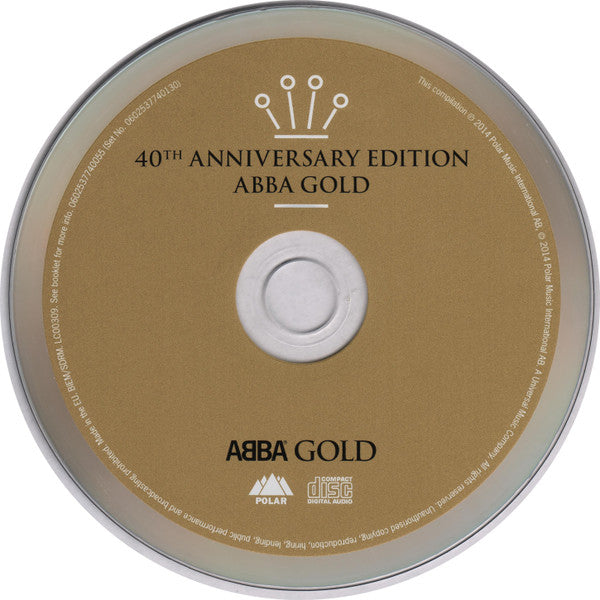 ABBA : Gold (Greatest Hits) (CD, Comp, RE + CD, Comp, RE + CD, Comp + Comp, 40t)