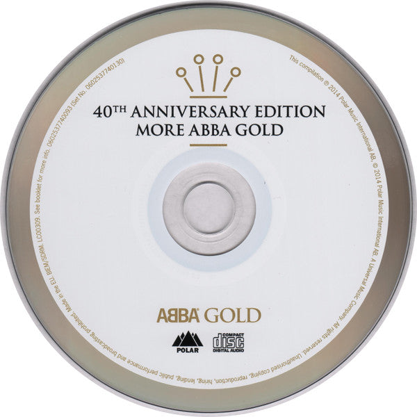 ABBA : Gold (Greatest Hits) (CD, Comp, RE + CD, Comp, RE + CD, Comp + Comp, 40t)