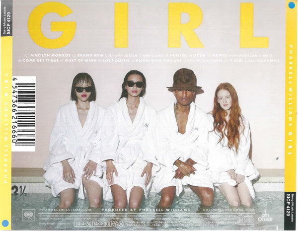 Pharrell Williams : G I R L (CD, Album)