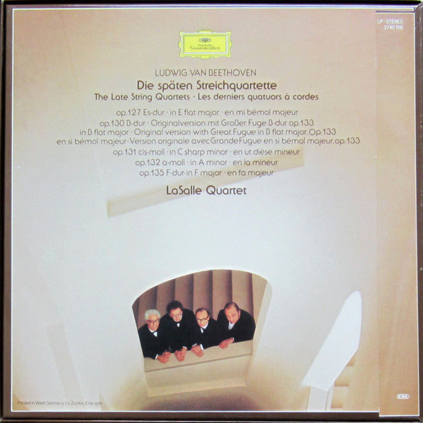 Beethoven* / Lasalle Quartet : Die Späten Streichquartette / The Late String Quartets / Les Derniers Quatuors À Cordes (4xLP + Box)