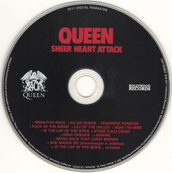 Queen : Sheer Heart Attack (CD, Album, RE, RM)