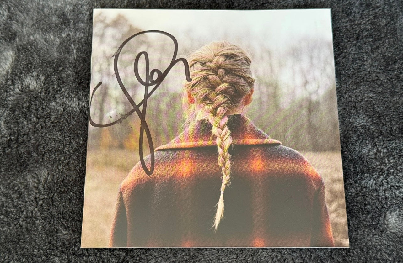 Taylor Swift Signed Evermore CD – Well-Preserved Condition