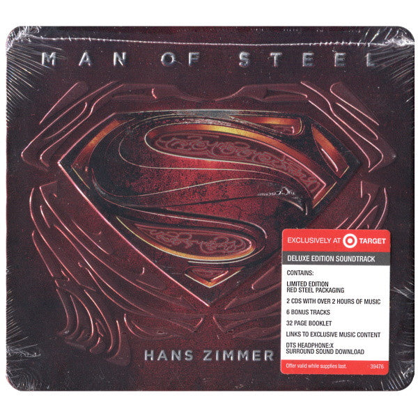 Hans Zimmer : Man Of Steel - Original Motion Picture Soundtrack (2xCD, Album, Dlx, Ltd)