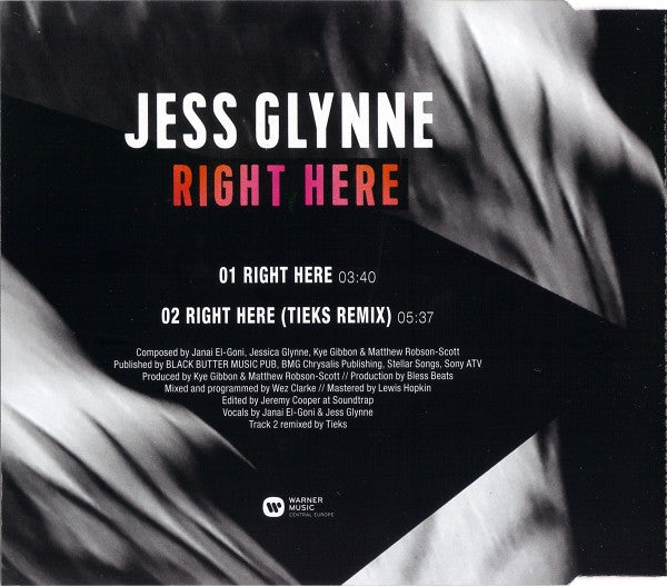 Jess Glynne : Right Here (CD, Single)