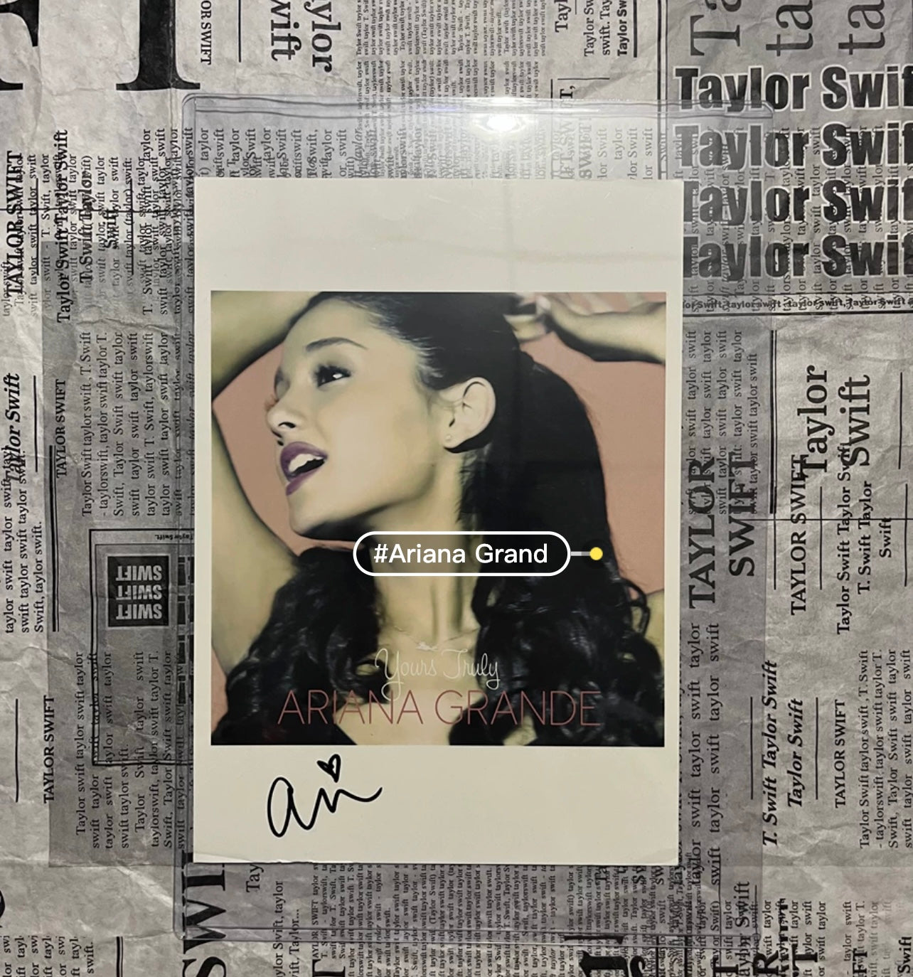 Ariana Grande – Yours Truly Signed Poster (A Grade)