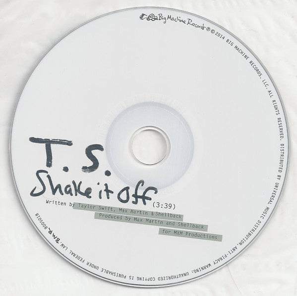 T.S.* : Shake It Off (CD, Single, Ltd)