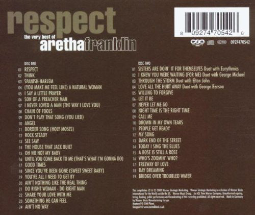 Aretha Franklin : Respect (The Very Best Of Aretha Franklin) (2xCD, Comp)