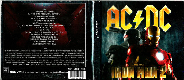 AC/DC : Iron Man 2 (CD, Album, Comp, Dig + DVD, Comp, NTSC)